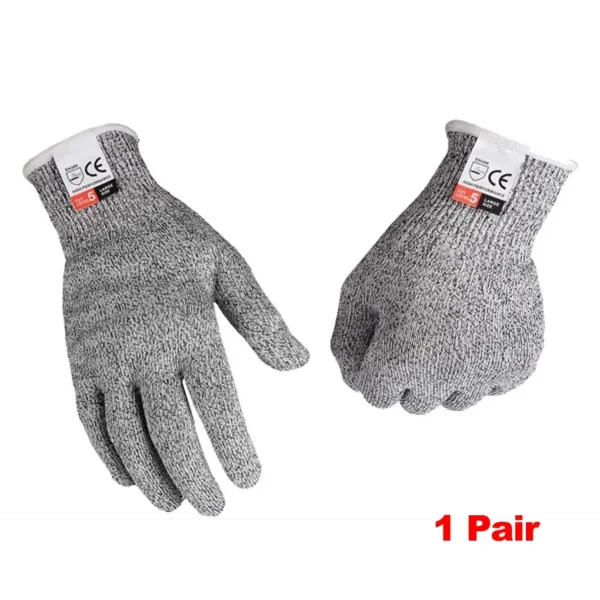 HPPE Level 5 Cut-Resistant Gloves – High-Strength Safety Protection for Industrial, Kitchen, Gardening, Glass Handling and more - Image 7