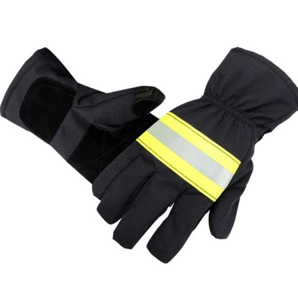 Wear-Resistance Non-slip Thicken Safety Gloves Fire Proof Gloves 3M Reflective Strap Fire Resistant Gloves for Firefighter - Image 7