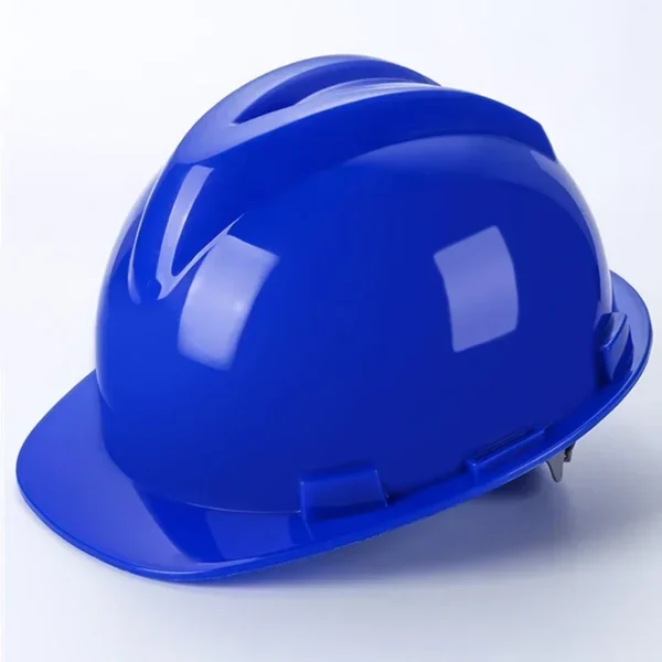 Worker Construction Site Protective Cap ABS Hard Hat V Shaped Adjustable Size Rotary Knob Safety Helmet - Image 2