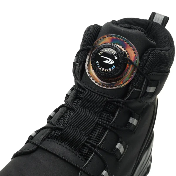 Waterproof Safety Boots Men Indestructible Steel Toe Work Boots Anti-smash Stab-resistant Safety Shoes Biker Botas Para Hombre - Image 3