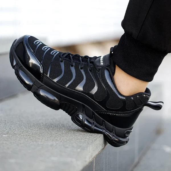 Summer Air Cushion Work Safety Shoes  Unisex Breathable Steel Toe Shoes with Anti-Piercing Protection Tactical Boots - Image 3