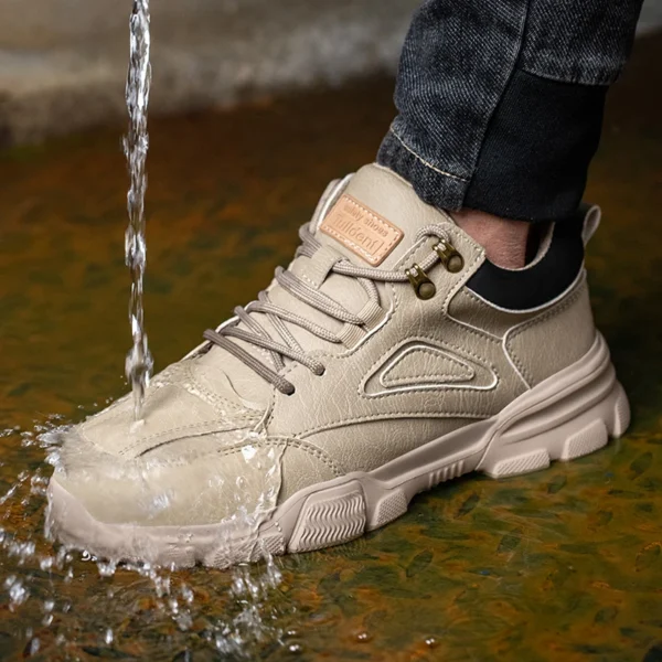 Safety Shoes Men Steel Toe Work Shoes Anti-smash Anti-puncture Indestructible Shoes Protective Boots Tactical Boots - Image 4