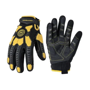 HANDLANDY Heavy Duty Work Gloves, Cut 6 Safety Impact Protection Working Gloves Anti-abrasion Touch Screen Mechanics Gloves