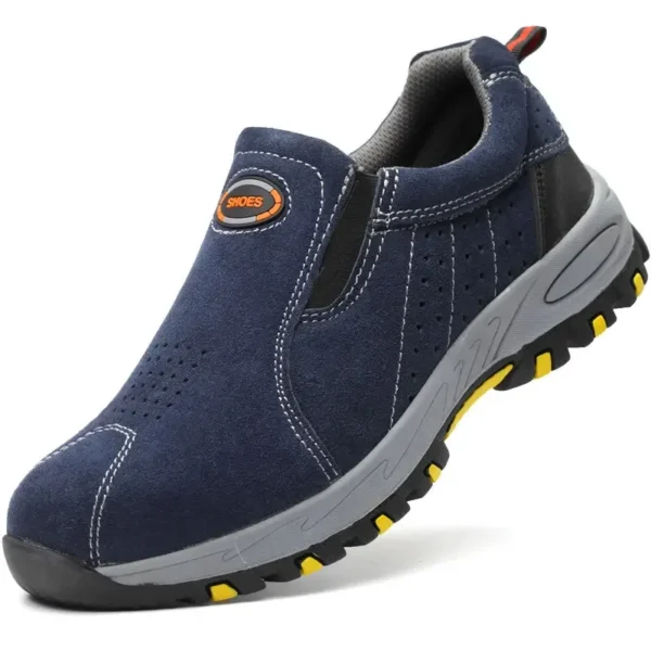 Labour Protection Safety  Work Boots Anti-Smashing Anti-Puncture Welding Welder Industrial Steel Toe  Men Slip on  Sneakers - Image 2