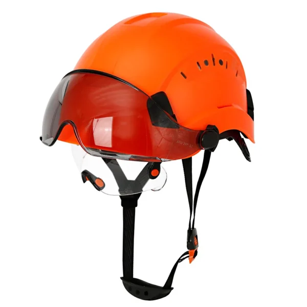 CE Construction Safety Helmet With Visor Built In Goggles For Engineer ABS Hard Hat ANSI Industrial Work Cap Head Protection New - Image 8
