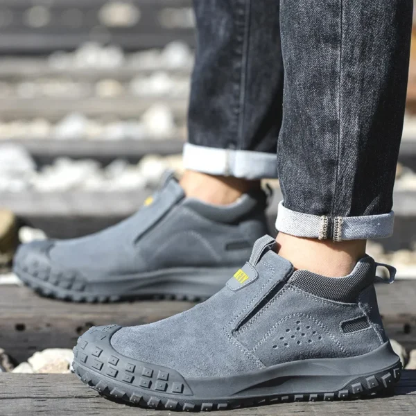 Insulation Men Work Boots Puncture-Proof Safety Shoes Steel Toe Welder Protective Shoes Indestructible Shoes Work Shoes Sneakers - Image 5