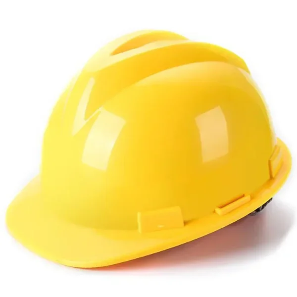 Worker Construction Site Protective Cap ABS Hard Hat V Shaped Adjustable Size Rotary Knob Safety Helmet - Image 9