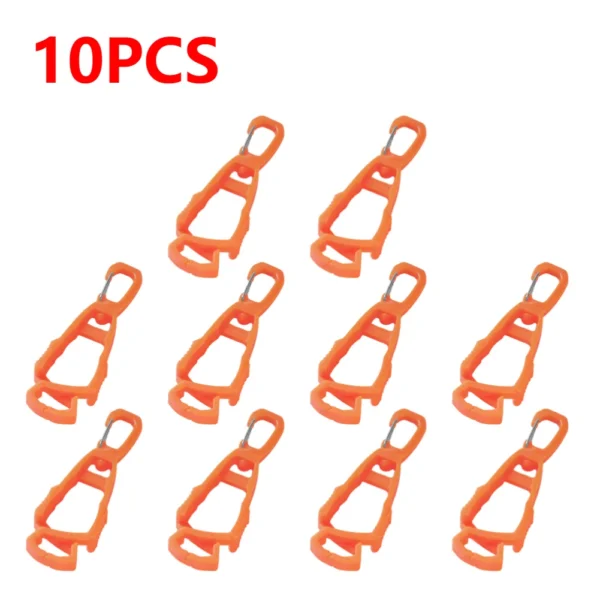1-10pcs Outdoor Gloves Clip Hanger Multi-purpose Anti-drop Hook Work Gloves Holder Water Bottle Keys Safety Clamp Camping Tools - Image 14