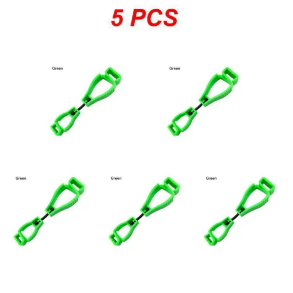 5Pcs Outdoor Protective Gloves Clip Multi-purpose Safety Work Gloves Anti-drop Hook Plastic Clips Portable Protective Work Tools - Image 11