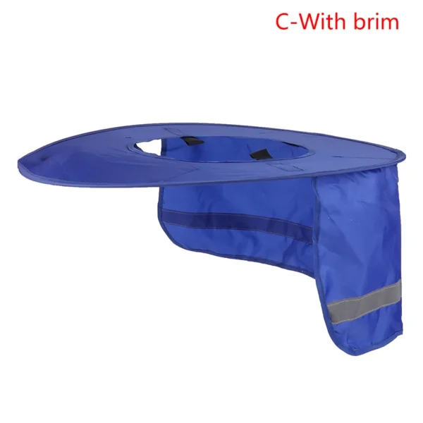 Summer Sun Shade Safety Hard Hat Neck Shield Helmets Reflective Hat Brim Reflective Cap Cover for Construction Workers - Image 9
