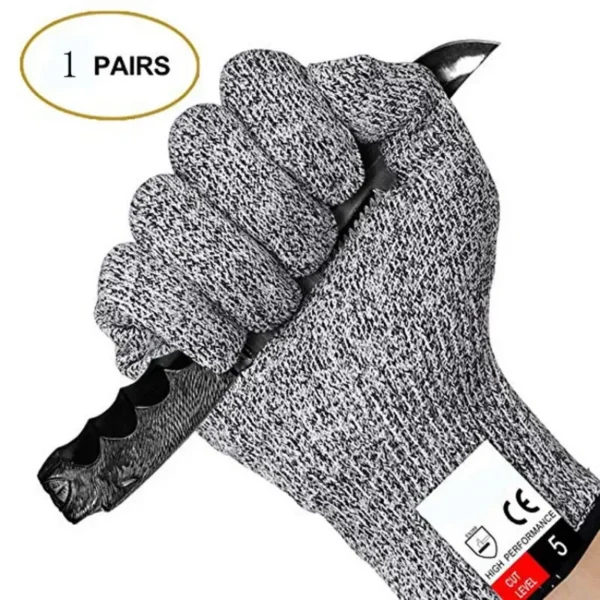 HPPE Level 5 Cut-Resistant Gloves – High-Strength Safety Protection for Industrial, Kitchen, Gardening, Glass Handling and more - Image 6