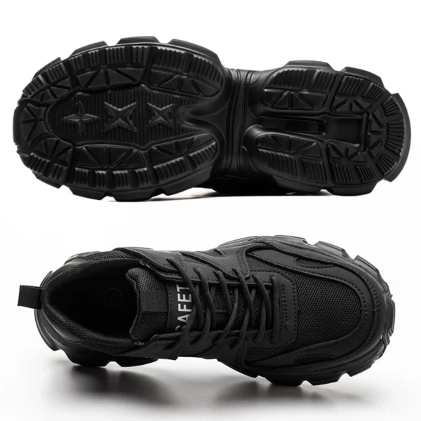 Work Sneakers Steel Toe Shoes Men Safety Shoes Puncture-Proof Work Shoes Boots Fashion Indestructible Footwear Security - Image 3