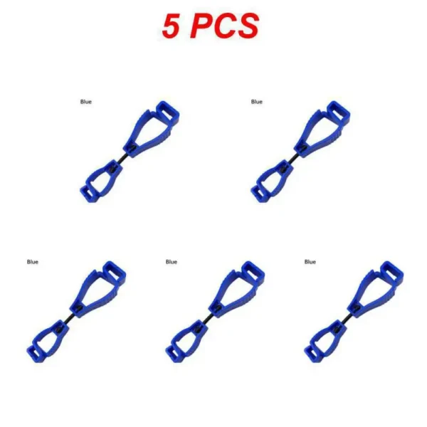 5Pcs Outdoor Protective Gloves Clip Multi-purpose Safety Work Gloves Anti-drop Hook Plastic Clips Portable Protective Work Tools - Image 13