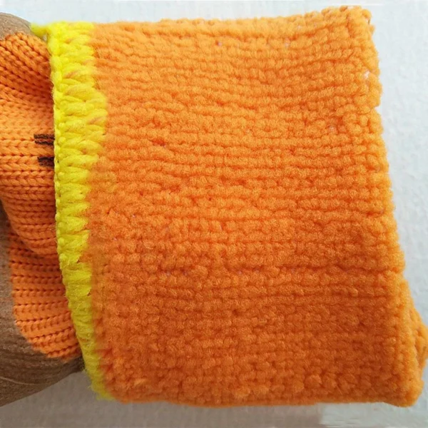 1 Pairs Work Gloves For PU Palm Coating Safety Protective Glove Nitrile Professional Safety Suppliers Thickened And Warm - Image 4