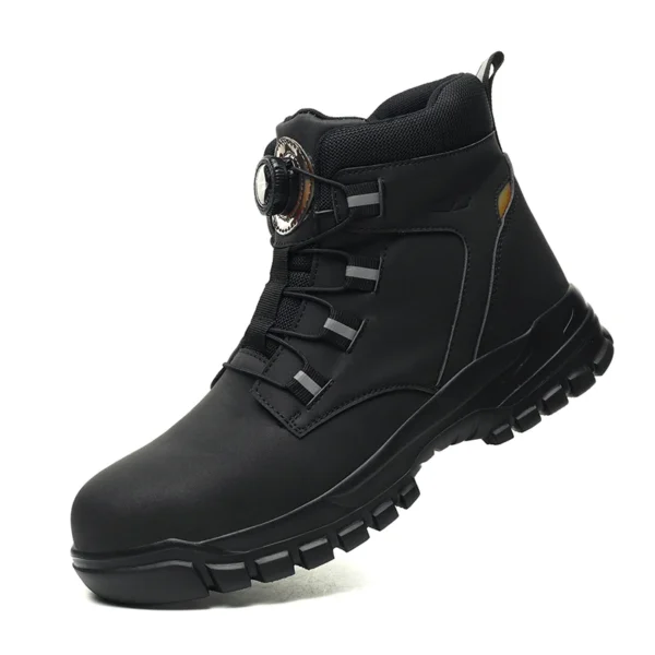 Waterproof Men's Safety Work Boots Steel Toe Shoes Anti Impact And Anti-Puncture Outdoor Adventure Hiking Tactical Boots - Image 7