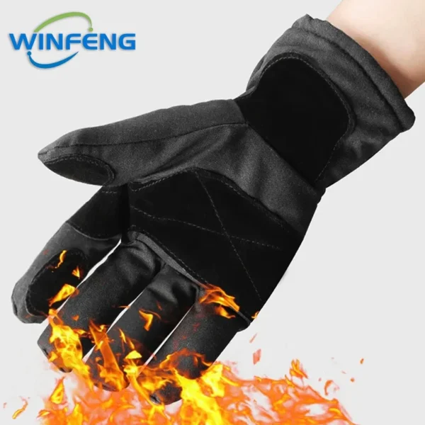 Wear-Resistance Non-slip Thicken Safety Gloves Fire Proof Gloves 3M Reflective Strap Fire Resistant Gloves for Firefighter - Image 6